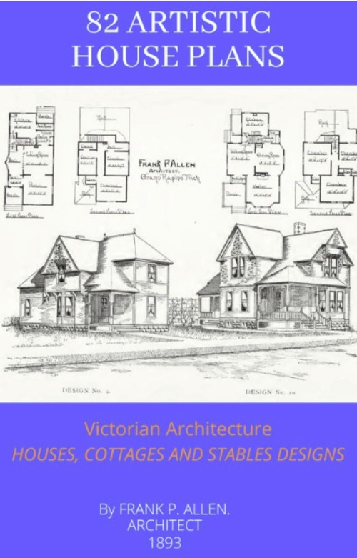 Product picture 82 Artistic VICTORIAN HOUSE PLANS Rare published in 1893 